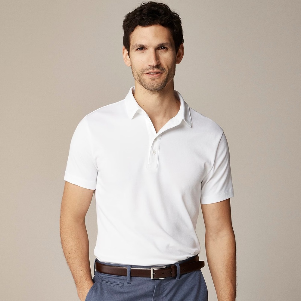 J. Crew Performance polo shirt with COOLMAX® technology